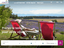 Tablet Screenshot of office-tourisme-tricastin.com